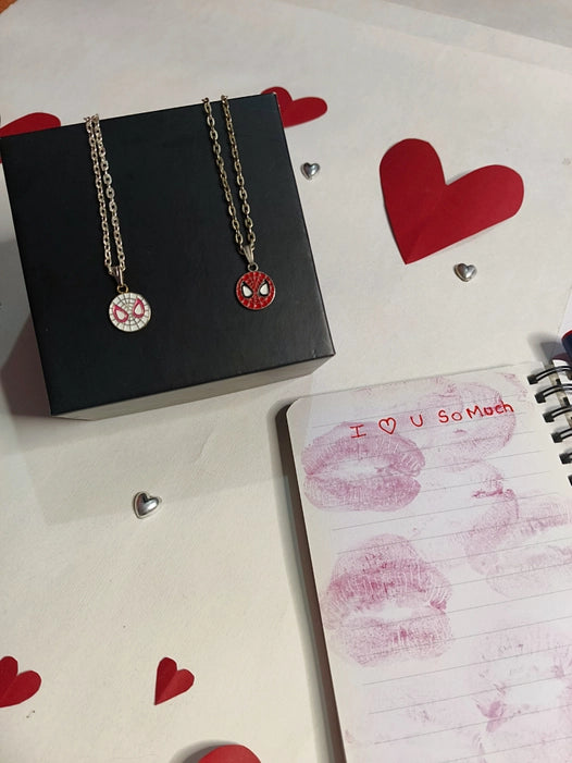 Spiderman x Gwen Charm Necklaces