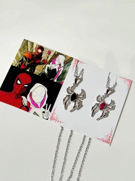 Spiderman x Gwen Matching Pendants