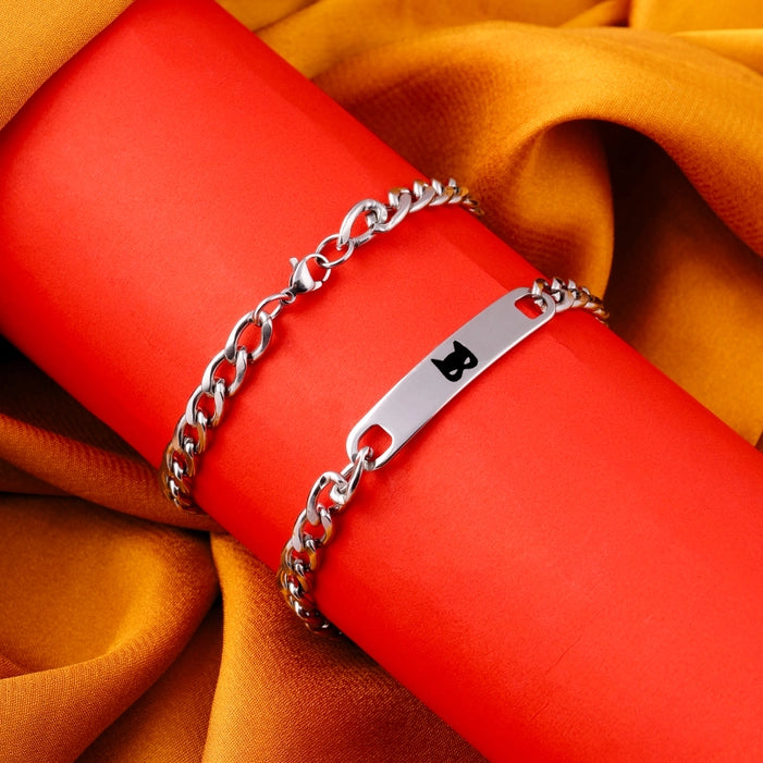 Batman x Catwoman Bracelet Pure Steel