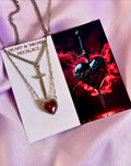 heart & sword necklace